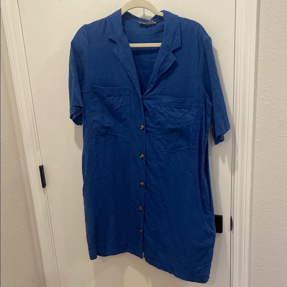 Everlane Linen Workwear Dress